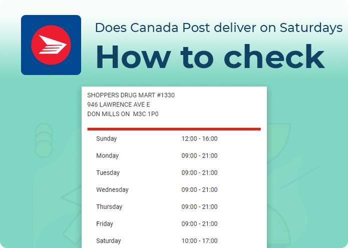 Does Canada Post deliver on Saturdays? ᐈ Online | statuspnr